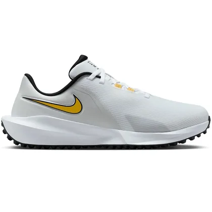 NIKE 2026 INFINITY G GOLF SHOES - WHITE / TOPAZ GOLD / BLACK