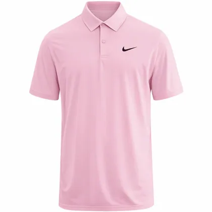 NIKE 2026 VELOCITY SOLID GOLF POLO SHIRT - PINK FOAM / BLACK