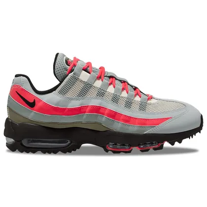 Nike Air Max 95G Golf Shoes Light Silver/Black/Light Smoke Grey HV4696-003