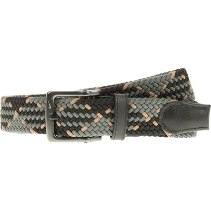 NIKE DIAMOND STRETCH WOVEN BELT - IRON GREY