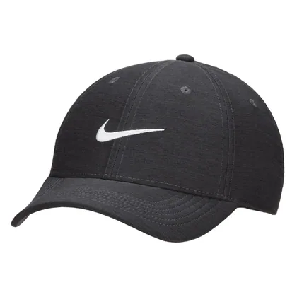 NIKE DRI-FIT CLUB NOVELTY PRINT GOLF CAP - BLACK / SMOKE GREY