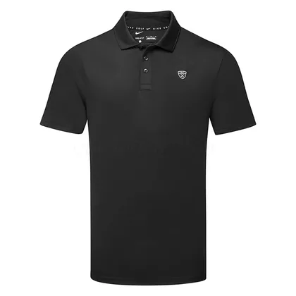 Nike Dri-FIT Par 5 Solid Golf Polo Shirt Black/White IB0233-010