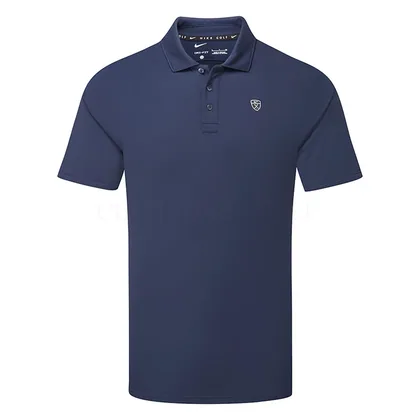 Nike Dri-FIT Par 5 Solid Golf Polo Shirt College Navy/White IB0233-420