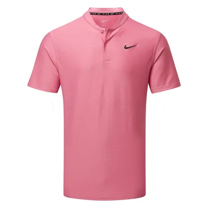 Nike Dri-FIT Velocity Blade Golf Polo Shirt Peony/Black IB0278-641