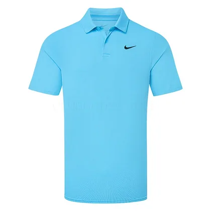 Nike Dri-FIT Velocity Solid Golf Polo Shirt Baltic Blue/Black IB0273-416