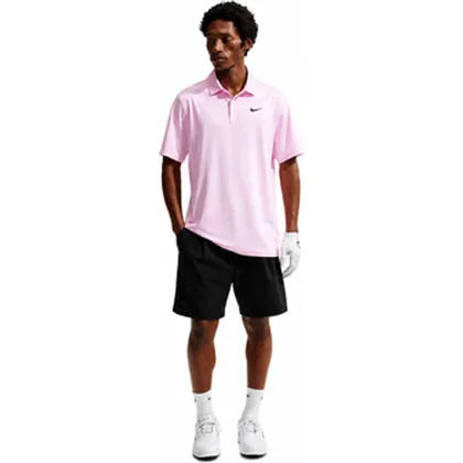 Nike Dri-Fit Velocity Solid Golf Polo Shirt - Pink Foam