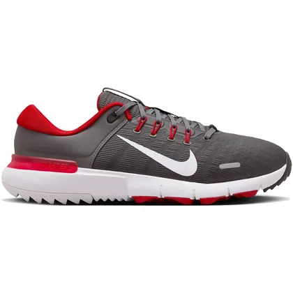 NIKE FREE GOLF GOLF SHOES - GREY / RED