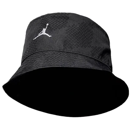 Nike Jordan Apex All-Over Print Golf Bucket Hat Black/White HJ2448-045