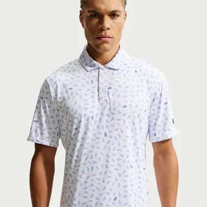 Nike Par Men's Dri-FIT Golf Polo - White - Polyester