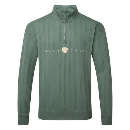 Nike Therma-FIT Fairway Fresh Oversized 1/2 Zip Golf Sweater Camo Green/Limestone II0770-303