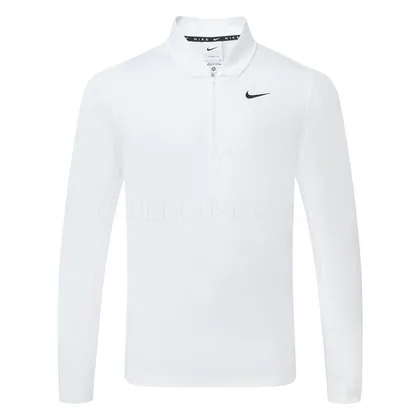 Nike Therma-FIT Velocity 1/2 Zip Golf Sweater White/Black IU2629-100