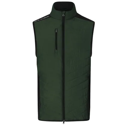 OSCAR JACOBSON 2026 BAYNES PADDED GOLF GILET - PINE NEEDLE