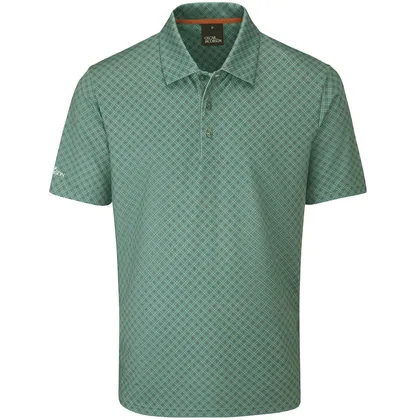 OSCAR JACOBSON 2026 GUILDFORD GOLF POLO SHIRT - WATERCRESS