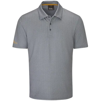 OSCAR JACOBSON 2026 MANSFIELD GOLF POLO SHIRT - PEWTER