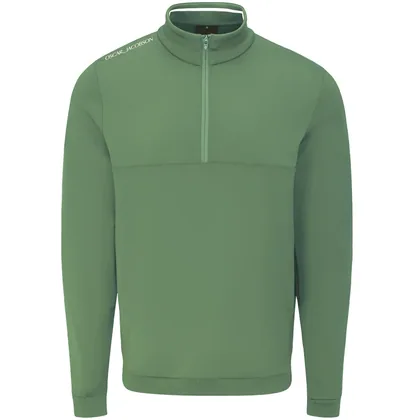 OSCAR JACOBSON 2026 WESTLAND 1/4 ZIP MIDLAYER - WATERCRESS