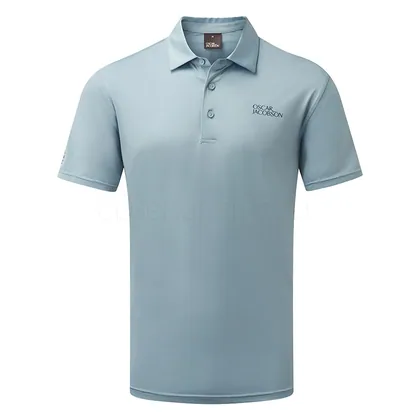 Oscar Jacobson Bullock Tour Golf Polo Shirt White OJTS0234