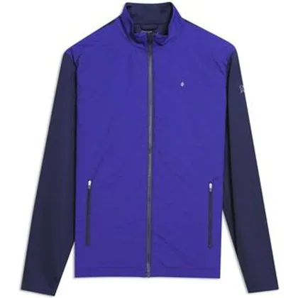 Oscar Jacobson Keith Pin Hybrid Golf Jacket - Blue