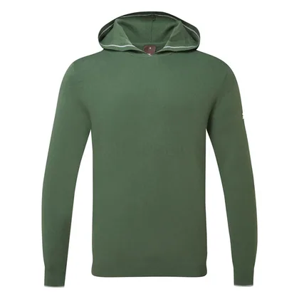 Oscar Jacobson Kennedy Knitted Golf Hoodie Skyway OJTOP0304-SW