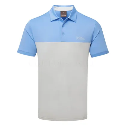 Oscar Jacobson Matley II Golf Polo Shirt Aluminium OJTS0354