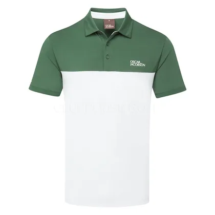 Oscar Jacobson Matley II Golf Polo Shirt White OJTS0354