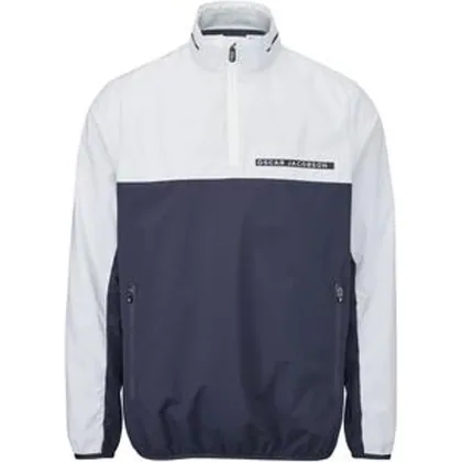 Oscar Jacobson Phoenix Half Zip Golf Jacket - Navy