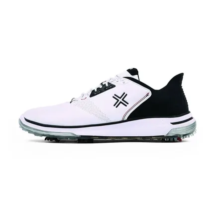 PAYNTR X 004 RS Spiked Golf Shoes (White & Black)