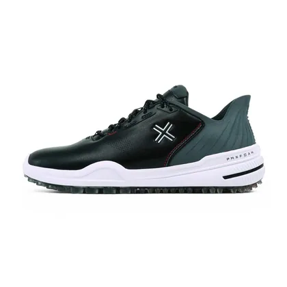 PAYNTR X 005 F Spikeless Golf Shoes (Black & Grey)