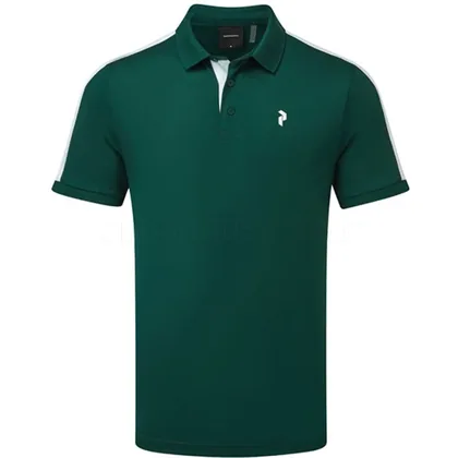 Peak Performance Player Golf Polo Shirt Ponderosa Pine/White G79490210