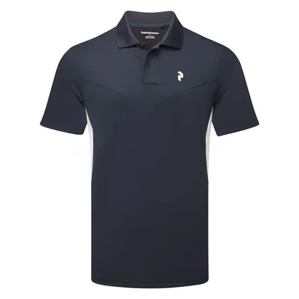 Peak Performance Swift Golf Polo Shirt Blue Shadow/White/Black G80723030