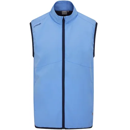 PING 2026 ASHBOURNE GOLF VEST / GILET - CORNFLOWER BLUE