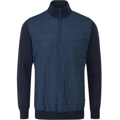 PING 2026 CONNELL HYBRID QUARTER ZIP MIDLAYER - NAVY