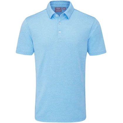PING 2026 RAFE GOLF POLO SHIRT - BALTIC SEA