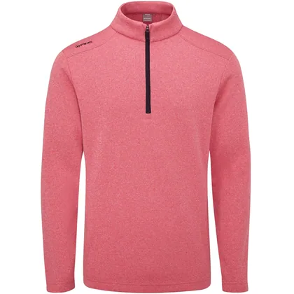 PING 2026 RAMSEY 1/2 ZIP GOLF JUMPER - RHAPSODY PINK MARL