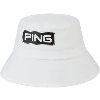 PING 2026 SENSORCOOL GOLF BUCKET HAT - WHITE