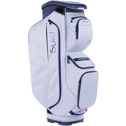 PING 2026 TRAVERSE GOLF CART BAG - LILAC / PLUM