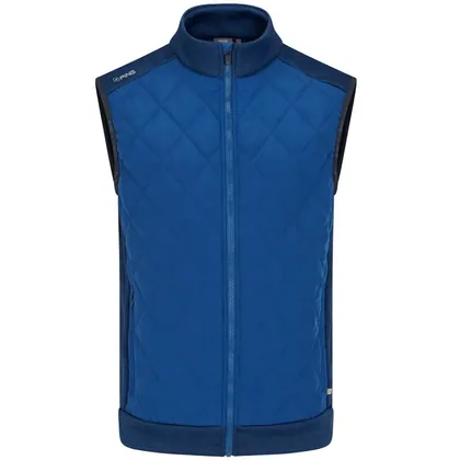 PING AARAN QUILTED GOLF VEST - INKY MARL / INKY