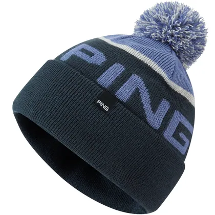 PING ANDERSON GOLF BOBBLE HAT - NAVY / MULTI