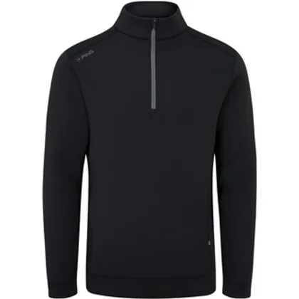 Ansel Sensorcool 1/4 Zip Golf Mid Layer - Black