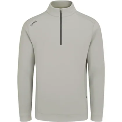 Ping Ansel Sensorcool 1/4 Zip Golf Mid Layer - Silver