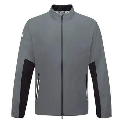 Ping AquaDrive Pro Waterproof Golf Jacket Carbon/Black P03811-C1479