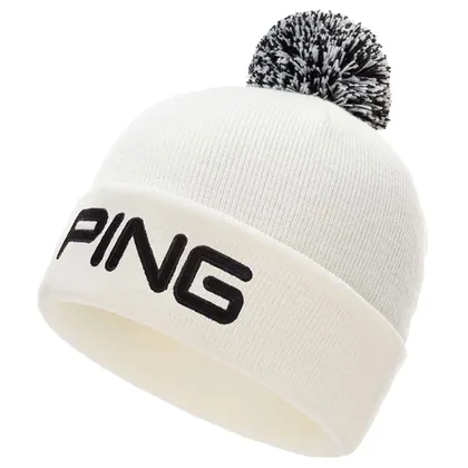 Ping Classic Bobble Golf Beanie White P03472-002