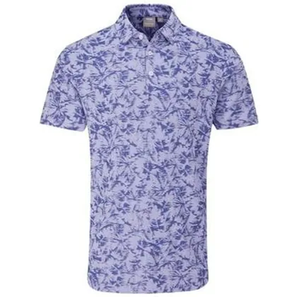 Ping Diego Golf Polo Shirt - Purple Ash