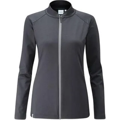 Ping Eidi Ladies Mid Layer Golf Top - Black Marl