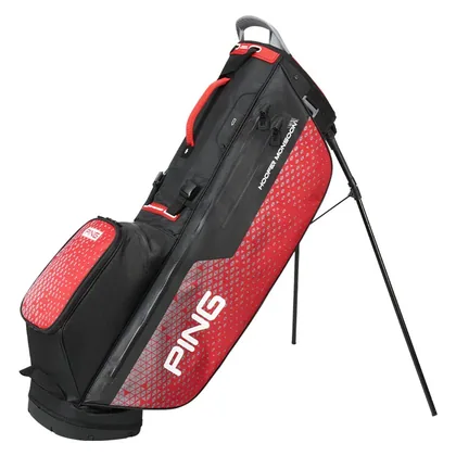 Ping Hoofer Monsoon Golf Stand Bag Black/Red 36417-07