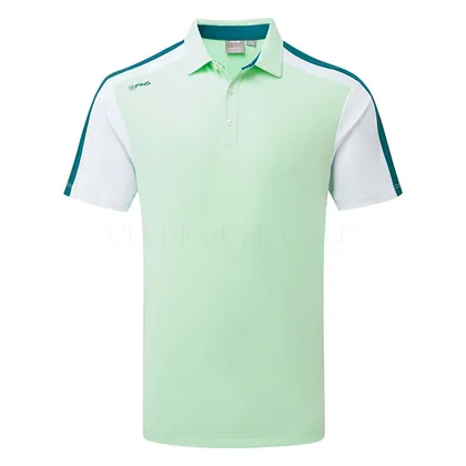 Ping Kelly Golf Polo Shirt Misty Green Multi P03730-MGM