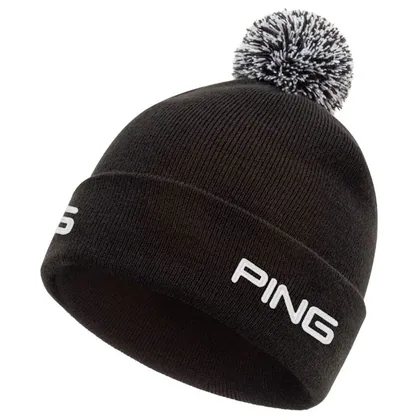 Ping Knit Pom Golf Beanie Black P03469-060