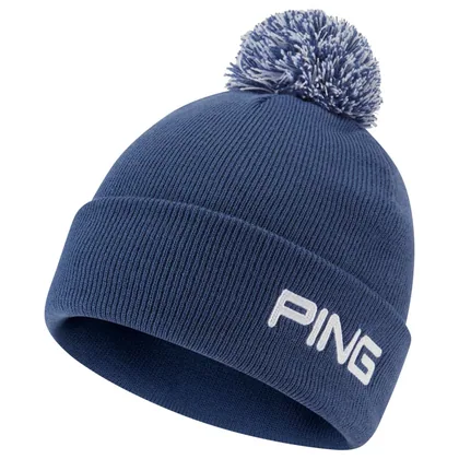 Ping Knit Pom Golf Beanie Deep Sea Blue P03469-C1487