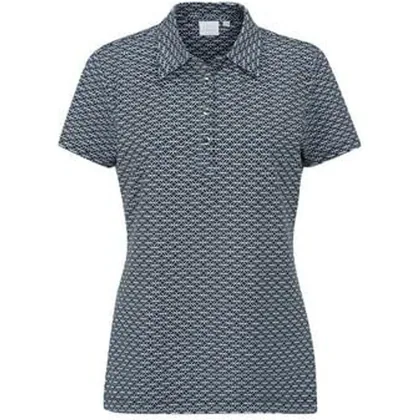 Ping Ladies Rumour Printed Golf Polo - Navy/White