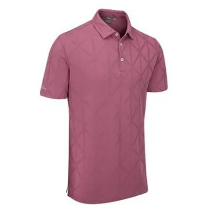 Ping Lenny Golf Polo Shirt - Beet Red