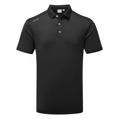 Ping Lindum Golf Polo Shirt Black P03464-060
